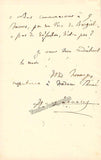 Leonard, Hubert - Autograph Notes Signed
