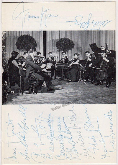 I Musici - Program Wuppertal 1969 Signed by All