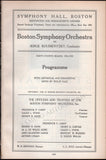 Stranvinsky, Igor - Concert Program Boston 1935