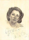 Opera Singers - Collection of 65 Signed Drawings