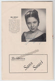 Gonzalez, Irma - Signed Program Havana 1949