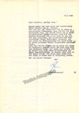 Armgart, Irmgard - Typed Letter Signed