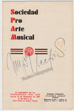 Seefried, Irmgard - Signed Program Havana 1953
