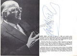 Perlman, Itzhak - Krips, Josef - Double Signed Program London 1970