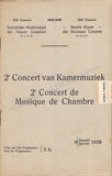 Thibaud, Jacques - Signed Program 1939