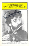 Galway, James - Signed Program New York 1981