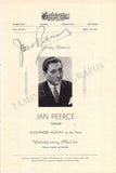Opera Singers - Signed Program Covers 1943-1946