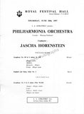 Horenstein, Jascha - Signed Program London 1957