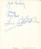 Jazz Musicians - Collection of 33 Signed Album Pages