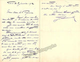 Lassalle, Jean - Pair of Autograph Letters Signed