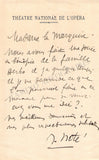 Note, Jean - Set of 3 Autograph Letters Signed