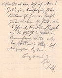 Brahms, Johannes - Autograph Letter Signed 1887