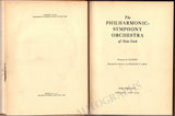 Barbirolli, John and Philharmonic Symphony Orchestra of NY - Book Signed by All 1939-40