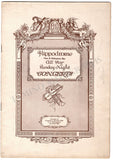 McCormack, John - Concert Program New York 1916