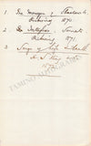 Payne, John - Autograph Letter Signed 1875