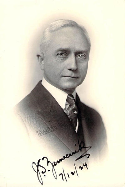 Zamecnik, John Stepan - Signed Photograph 1924