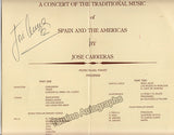 Carreras, Jose - Lot of Signed Programs