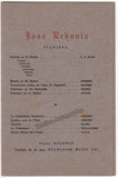 Echaniz, Jose - Signed Program Havana 1946