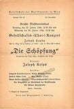 Krips, Josef - Concert Program Vienna 1946