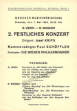Krips, Josef - Concert Program Vienna 1946