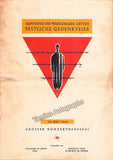 Krips, Josef - Concert Program Commemoration Warsaw Ghetto Uprising 1946