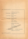 Krips, Josef - Concert Program Commemoration Warsaw Ghetto Uprising 1946
