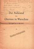 Krips, Josef - Concert Program Commemoration Warsaw Ghetto Uprising 1946