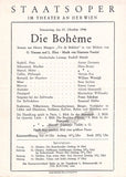 Vienna State Opera - Program Lot 1945-1955