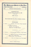 Stransky, Josef - Lot of 6 Concert Programs Carnegie Hall 1920-1921