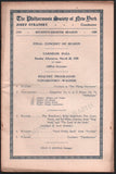Stransky, Josef - Lot of 6 Concert Programs Carnegie Hall 1920-1921