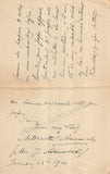 Szumowska, Antoinette - Autograph Letter Signed 1921