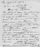 Hollman, Joseph - Two Autograph Notes Signed 1902/1903