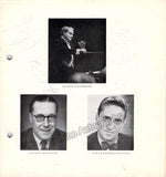 Keilberth, Joseph - Concert Program 1954