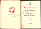 Child, Julia - Signed Book "Mastering the Art of French Cooking"