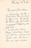 Spengel, Julius - Autograph Letter Signed 1882