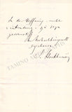 Stockhausen, Julius - Set of 2 Autograph Letters Signed