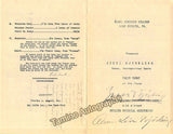 Bjorling, Jussi - 1939 Concert Program Signed by him and Anna Lisa Bjorling + Photo Signed by her