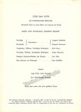 Bohm, Karl - Set of 4 Opera Programs 1935-1954
