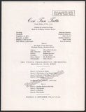 Bohm, Karl - Set of 4 Opera Programs 1935-1954