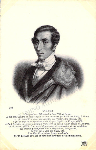 Weber, Carl Maria von (I)