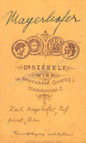 Mayerhofer, Karl - Unsigned CDV
