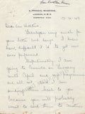 Ferrier, Kathleen - Autograph Letter Signed 1949