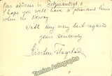 Flagstad, Kirsten - Autograph Note Signed