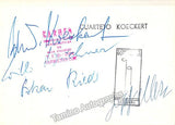 Koeckert Quartet - Signed Photo