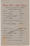 Baum, Kurt - Nelli, Herva - Double Signed Program Havana 1949