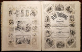La Vie Parisienne Magazine - 1863 Bound Volume