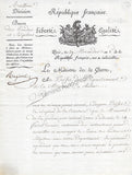 Carnot, Lazare - Document Signed 1800