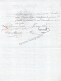 Carnot, Lazare - Document Signed 1800