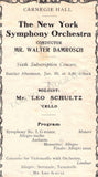 Schultz, Leo - Clip Concert Program