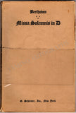 Bernstein, Leonard - Signed Score "Missa Solemnis"
